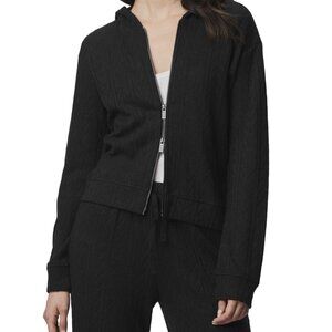 Splendid Black Sweatersoft Zip Hoodie- S